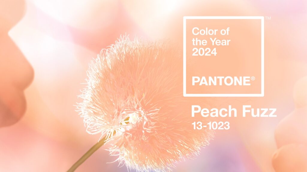 Peach Fuzz, a trendy color for 2024